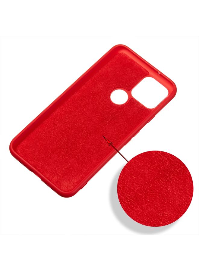 اس-توب جراب لهاتف Google Pixel 4a 5G مصنوع من السيليكون السائل بلون نقي ومضاد للصدمات وتغطية كاملة - Image 3