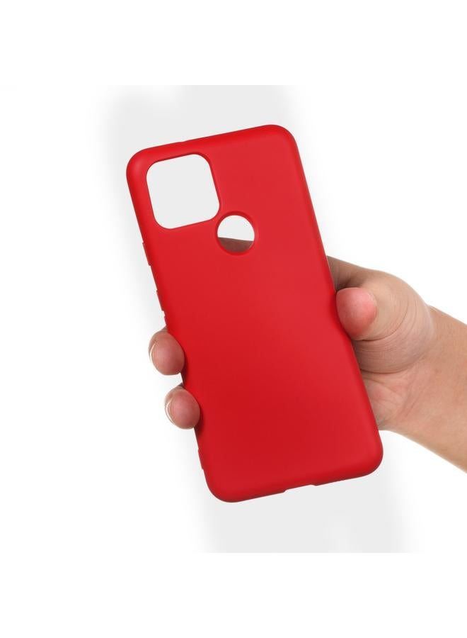 اس-توب جراب لهاتف Google Pixel 4a 5G مصنوع من السيليكون السائل بلون نقي ومضاد للصدمات وتغطية كاملة - Image 4