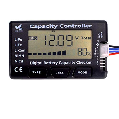 FPVking RC CellMeter-7 Digital Battery Capacity Checker Controller Tester for LiPo LiFe Li-ion NiMH Nicd - Image 1