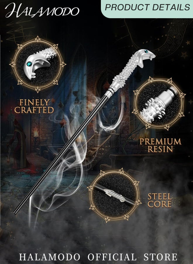 HALAMODO Magic Wizard Wand Cosplay Accessories Realistic Magic Wand Collection with Gift Box - Image 3