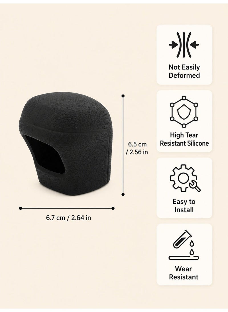Car Gear Shift Knob Cover designed to protect the gear shifter from scratches and daily wear - Image 4