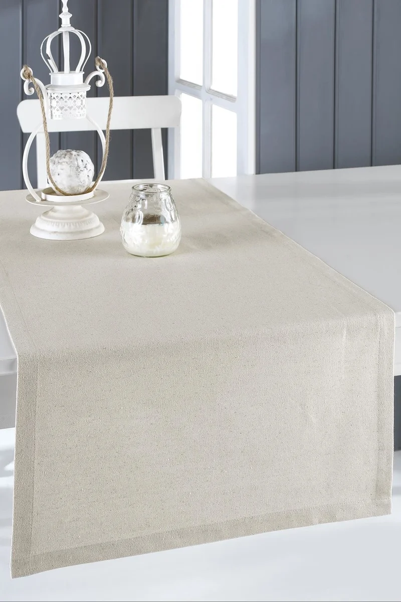 Wellstil Texture | Organic Raw Linen Runner 40 x 150 cm