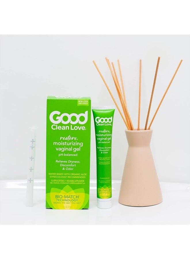 Good Clean Love جل ترطيب مهبلي، متوازن الحموضة، قائم على الماء مع الألوة فيرا وحمض اللاكتيك، يقلل من الجفاف والانزعاج والرائحة للنساء، 2 أونصة - Image 4