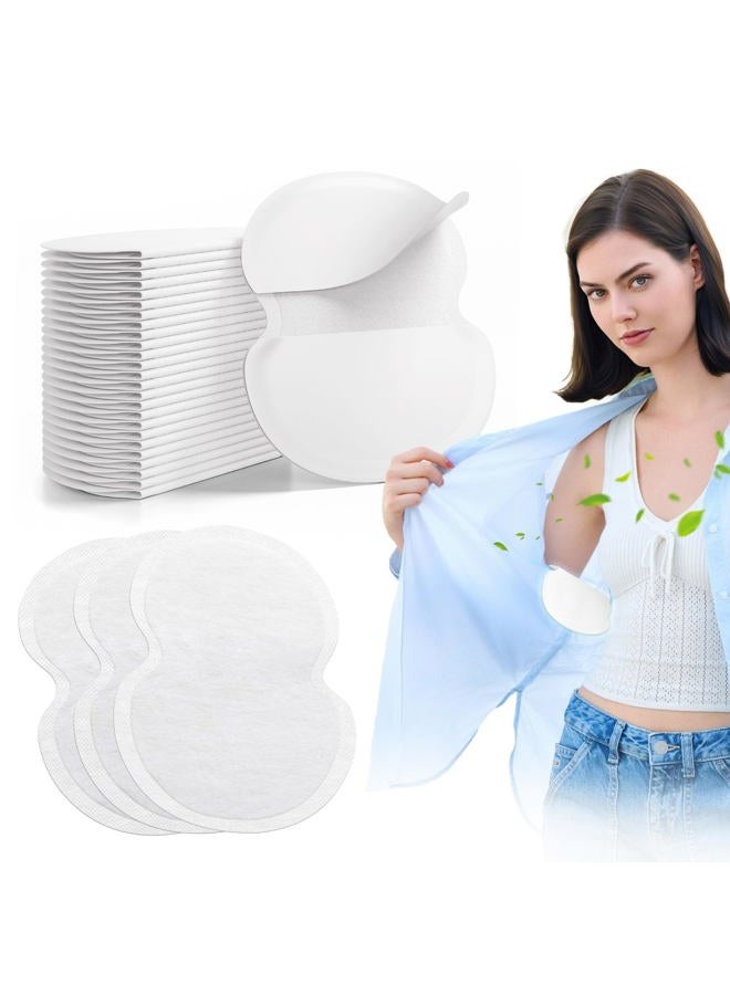 Aoeoun Large Disposable Underarm Sweat Pads for Women & Men (100 Pcs) – Invisible, Adhesive Sweat Guards for Armpit & Under Breast, Sweat Absorbing Pads, No Stains, Perfect for Travel & Daily Life - Image 1