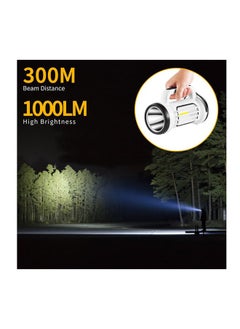 XiuWoo Rechargeable LED Flashlight Lantern – 1000 Lumens, Super Bright with 5 Light Modes, IPX6 Waterproof, Ideal for Camping, Power Outages, Emergencies, Hiking, and Fishing  - Image 2