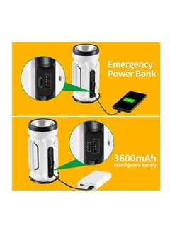 XiuWoo Rechargeable LED Flashlight Lantern – 1000 Lumens, Super Bright with 5 Light Modes, IPX6 Waterproof, Ideal for Camping, Power Outages, Emergencies, Hiking, and Fishing  - Image 3