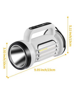XiuWoo Rechargeable LED Flashlight Lantern – 1000 Lumens, Super Bright with 5 Light Modes, IPX6 Waterproof, Ideal for Camping, Power Outages, Emergencies, Hiking, and Fishing  - Image 4