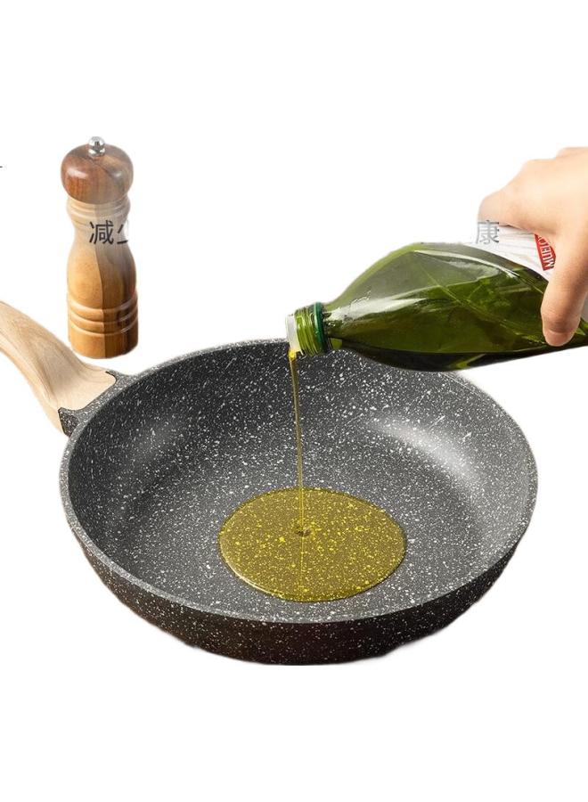 CAROTE Carrot Maifan Stone Non-Stick Frying Pan For Steak, Pancakes, And Eggs, Suitable For Home Use And Induction Cooktop, 20Cm With Lid - Image 2