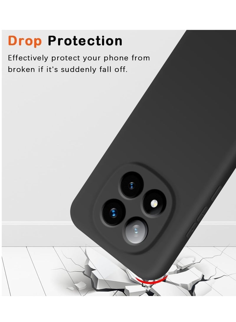 BORTONY Honor X9c 5G Case Cover Soft Liquid Silicone  Shockproof Protective Case Slim Thin with Camera Protection for Honor X9c 5G - Image 3