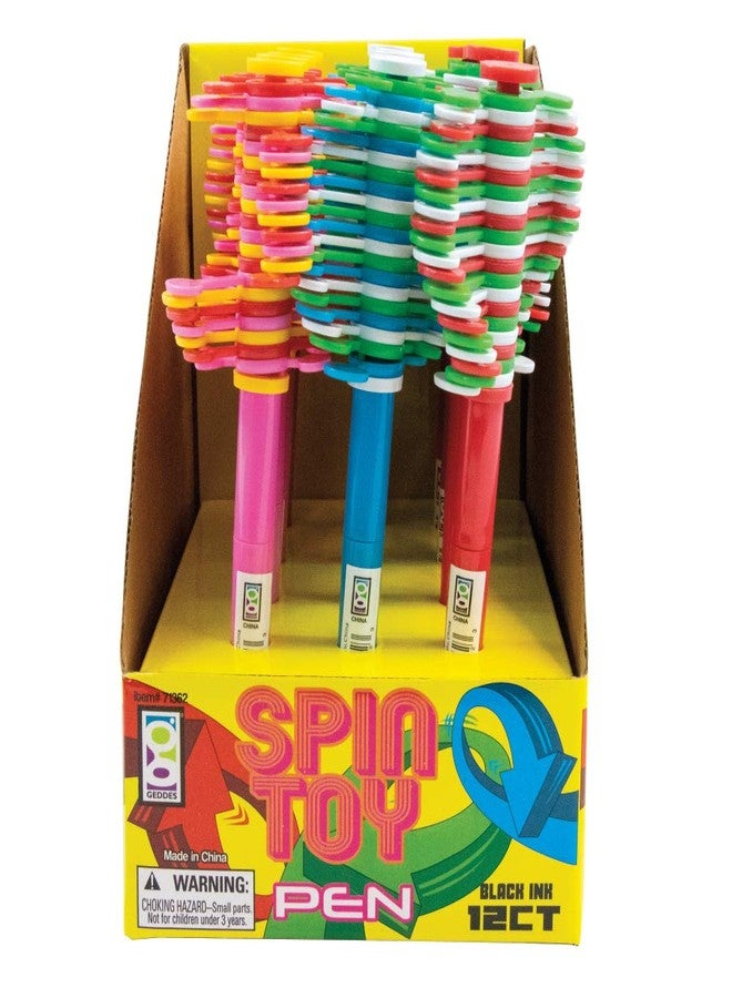 Geddes Raymond Geddes Spin Toy Topper Pens (Pack of 12) - Image 1