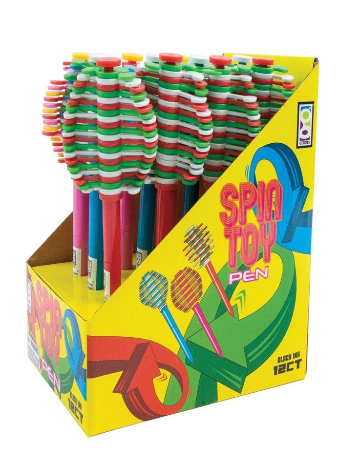 Geddes Raymond Geddes Spin Toy Topper Pens (Pack of 12) - Image 4