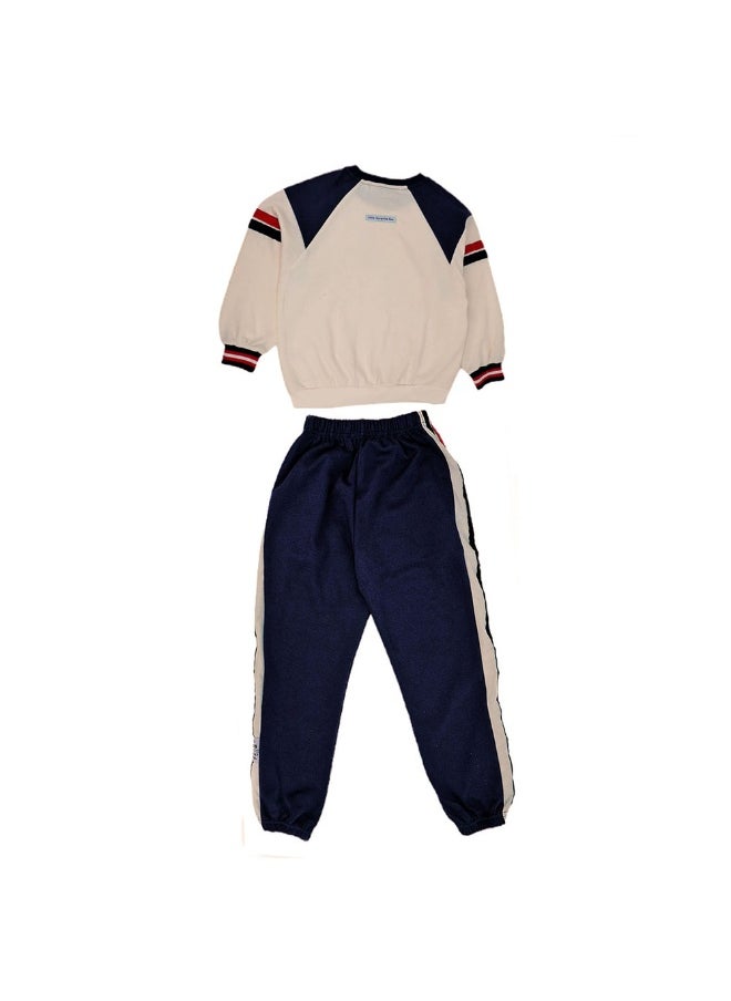 Casual Letter A Monogram Designed Cream & Navy 2Pcs Track Suit Set For Kids & Tweens-10-11Y - pzsku/ZB9EC6DD70907AC00CC76Z/45/_/1740399046/8338a56d-3f97-4247-9a5c-21c52bfe3821