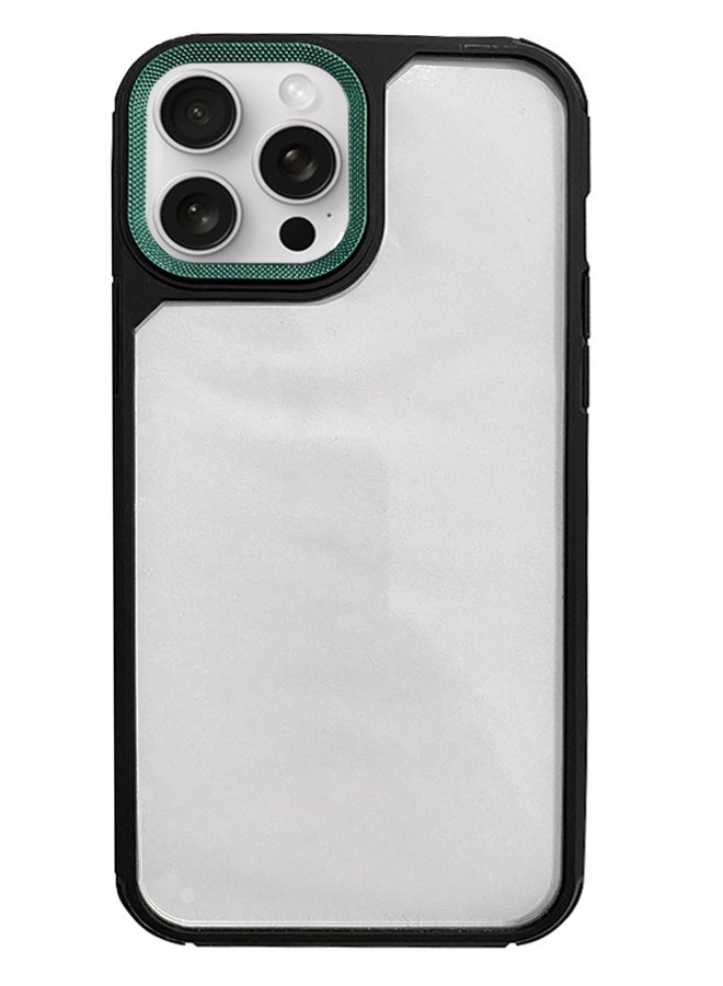 جراب مغناطيسي مقاوم للصدمات لهاتف iPhone 14 Pro Max مع إطار معدني للكاميرا - غطاء مغناطيسي أنيق غير لامع للرجال والنساء والشباب ويدعم الشحن اللاسلكي - مضاد لبصمات الأصابع، وحماية للكاميرا، ومقاوم للسقوط (أخضر) - Image 1