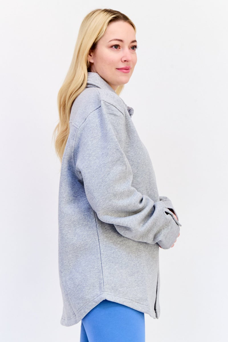 Reebok Women Sportswear Fit Outdoor Jacket, Grey - Image 2