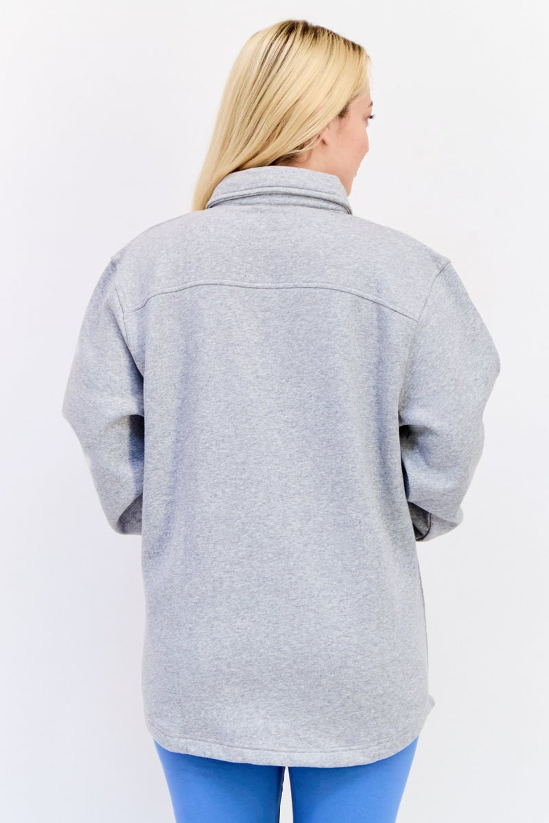 Reebok Women Sportswear Fit Outdoor Jacket, Grey - Image 4