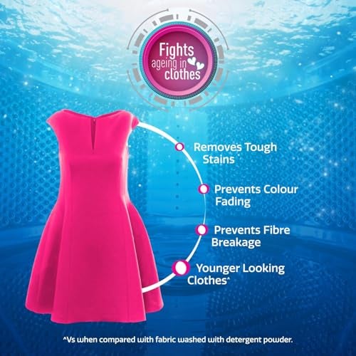 Henko Matic Front Load Liquid Detergent - 5L Jumbo Pack with Nano Fiber Lock Technology, 99.9% Germ Protection, Bio Stain Power & Ultra Color Care which maintains the Newness, Color & Shine - Image 3