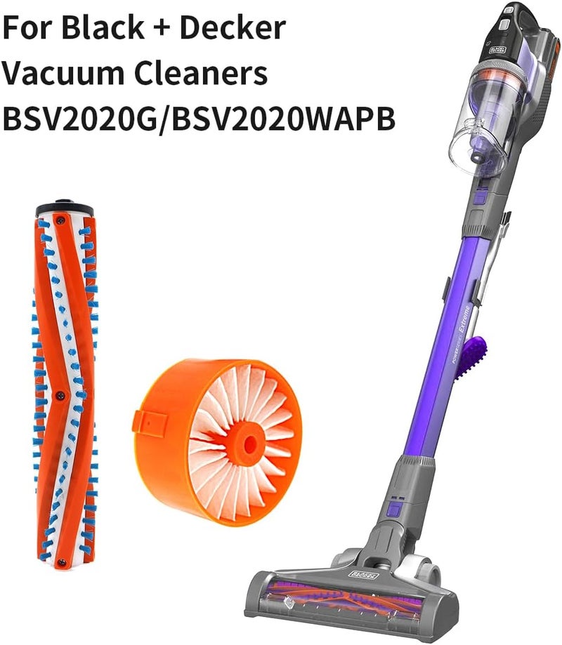 وويان مجموعة فلتر فرشاة رئيسية لمكانس متوافقة مع Black Decker BSV2020P BSV2020G كبديل لأسطوانة الفرشاة وفلتر المكانس - قطع غيار بديلة - Image 5