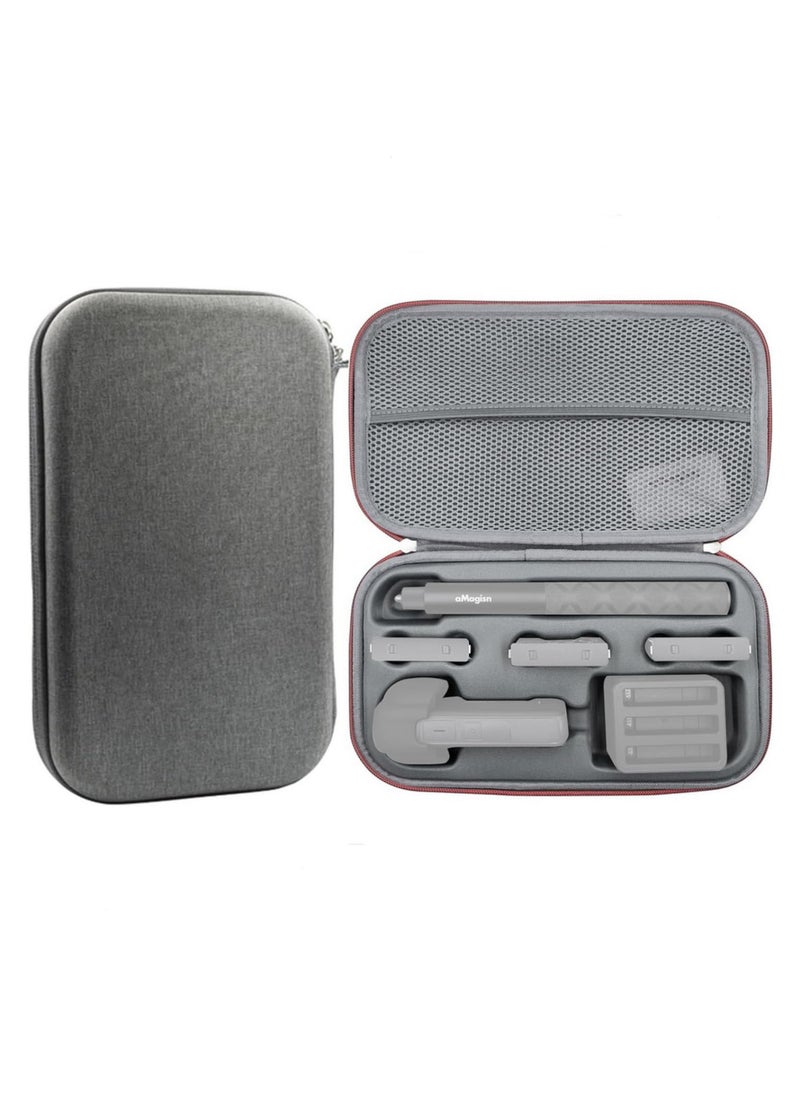 Generic Carrying Case Portable Storage Bag for Insta360 X3/X4 & for GoPro Hero, Shockproof Waterproof EVA Hard Shell with Detachable Organizer, Soft Interior, Mesh Pocket for Accessories (5.5cm Slim)  - Image 1