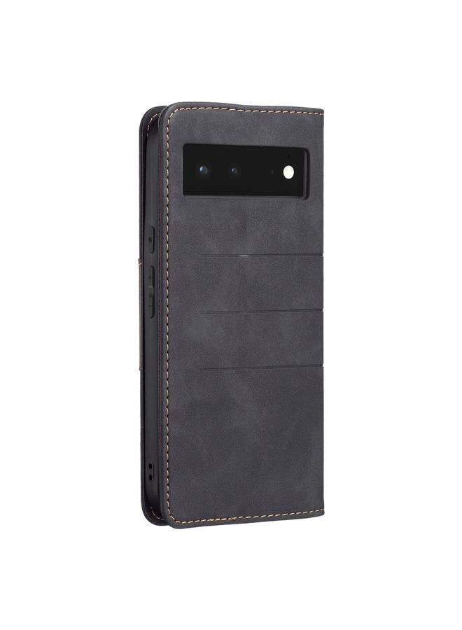 The Bros Case For Google Pixel 6 Magnetic Splicing Leather Phone Case - Image 3