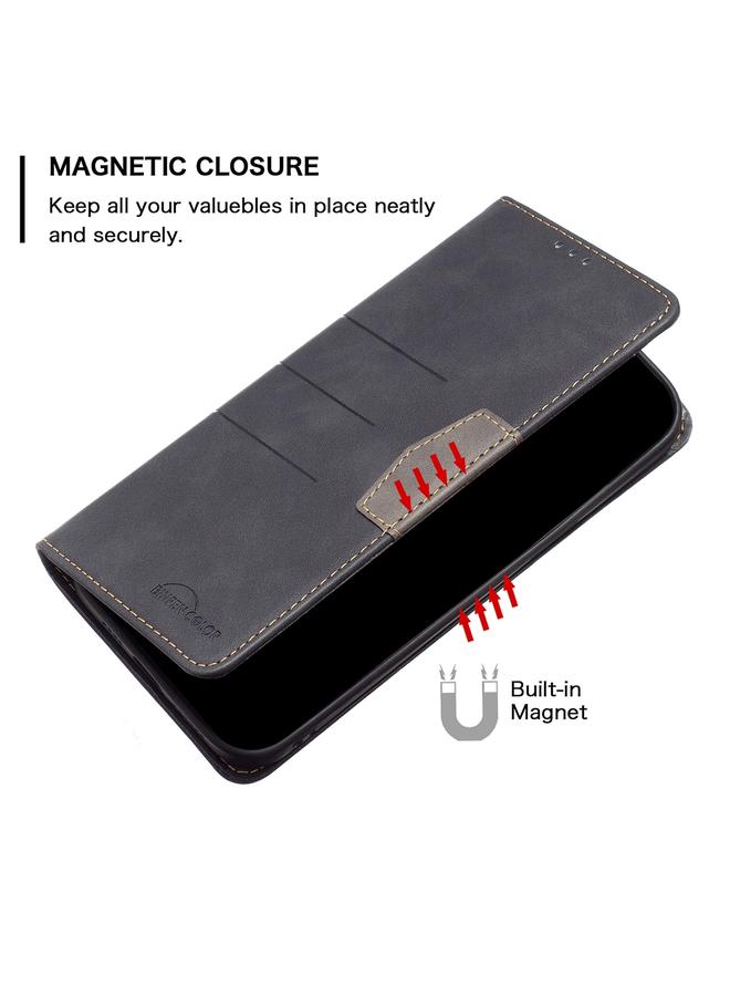 The Bros Case For Google Pixel 6 Magnetic Splicing Leather Phone Case - Image 5