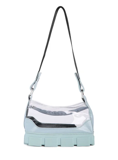 London Rag Light Blue Clear Utility Handbag