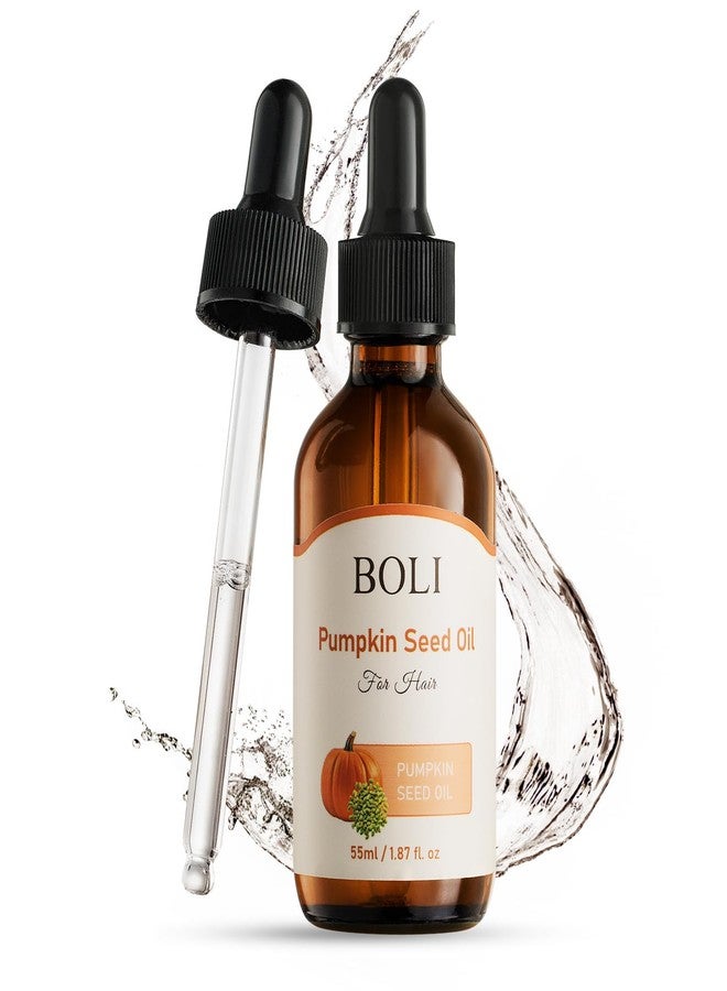 BOLI Pumpkin Seed Oil, Pumpkin Oil for Dry Damaged Hair, Moisturizing Scalp, Nourishment for All Hair Types (1.87fl. oz) - Image 1