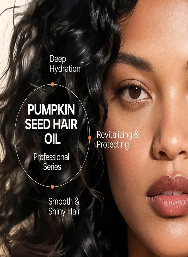BOLI Pumpkin Seed Oil, Pumpkin Oil for Dry Damaged Hair, Moisturizing Scalp, Nourishment for All Hair Types (1.87fl. oz) - Image 4