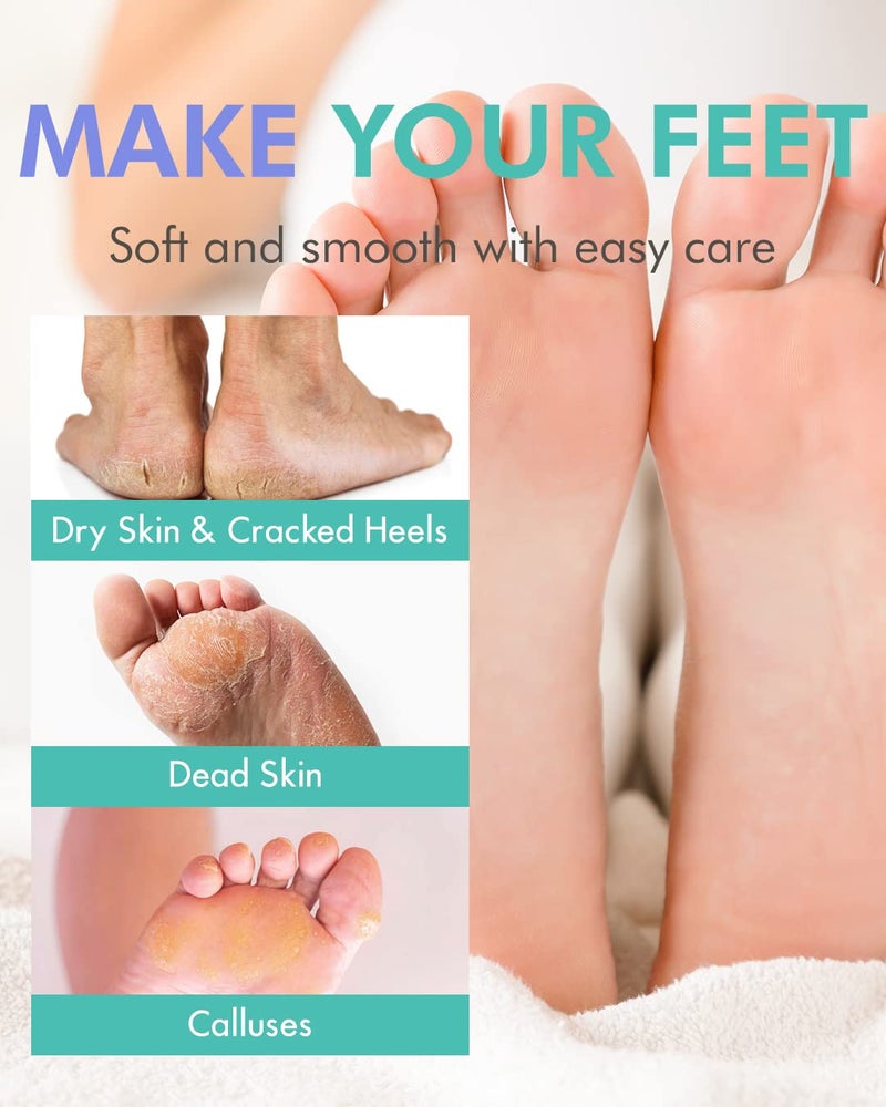 DERMAL قناع تقشير القدم من ديرمال كوريا 3 عبوات للقدم الجافة والكعب المتشقق والجلد السميك مع الألوة فيرا والكولاجين - قناع تقشير مقشر مع AHA وBHA وPHA ولترطيب وتهدئة وإنعاش القدمين - Image 5