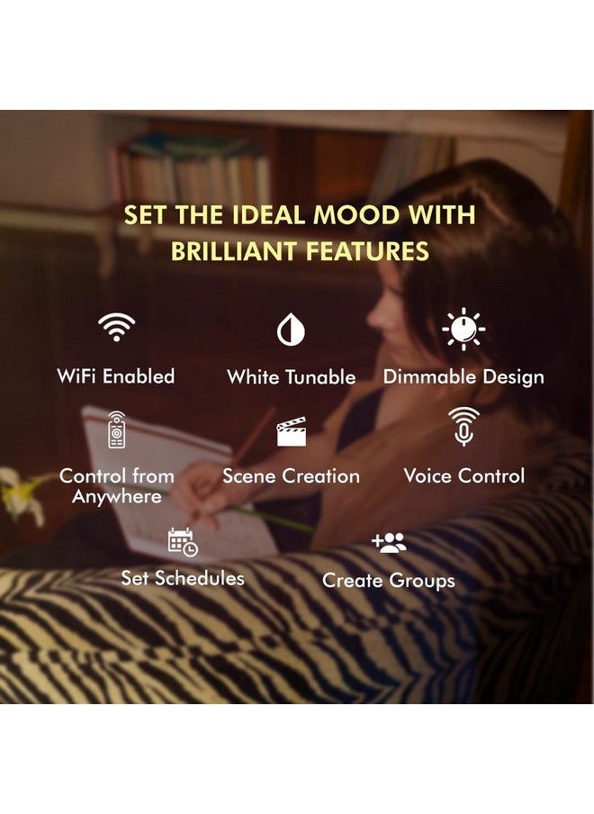 WIPRO - Wipro Wipro Next Smart Wi-Fi 20W CCT LED Batten, LED Smart Tube Light, White Tunable, Dimmable, Compatible with Amazon Alexa and Google Assistant , Pack of 1 - Image 1