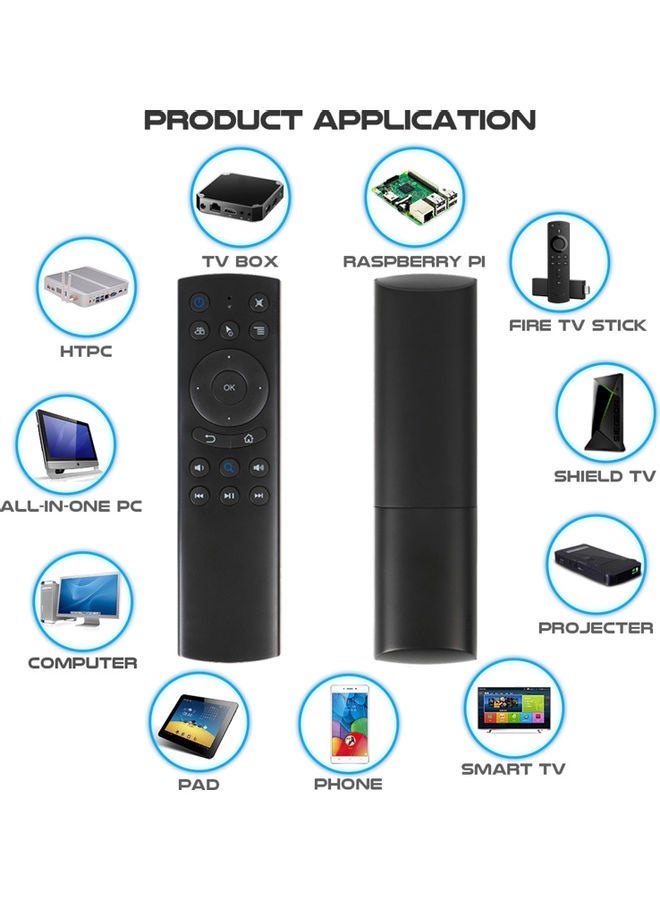 Raxoom Bluetooth Wireless Air Mouse Smart Remote Control Black - Image 2