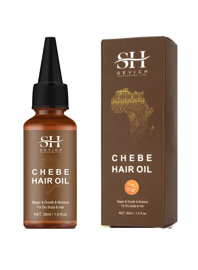 Sevich 100% Natural Chebe Hair Oil African Chebe Powder Serum Hair Loss Treatments Repair Damaged Moisture Hair Regrowth Treatments 30ml - Image 1