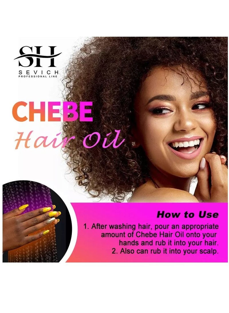 Sevich 100% Natural Chebe Hair Oil African Chebe Powder Serum Hair Loss Treatments Repair Damaged Moisture Hair Regrowth Treatments 30ml - Image 5