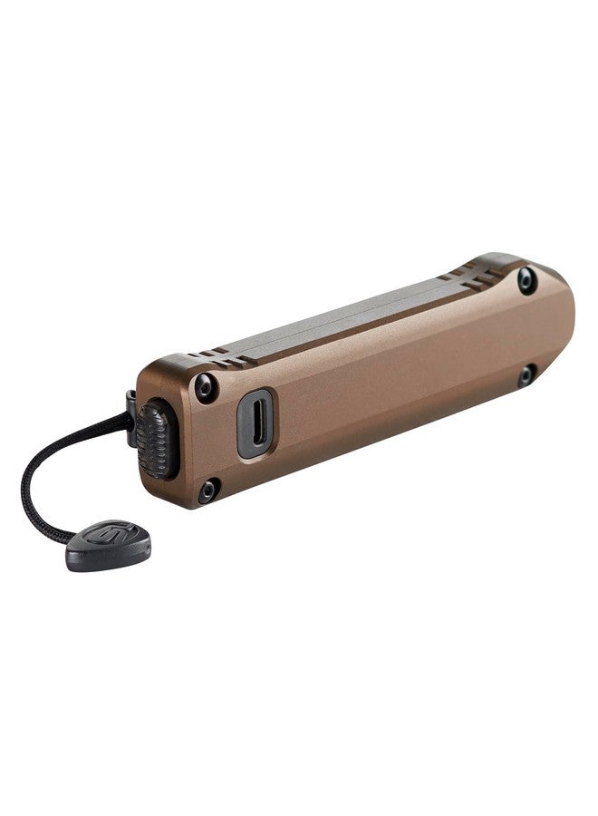 Streamlight 88813 Wedge XT 500-Lumen Slim Everyday Carry Flashlight, Includes USB-Cord, Pocket Lanyard, Coyote - Image 2