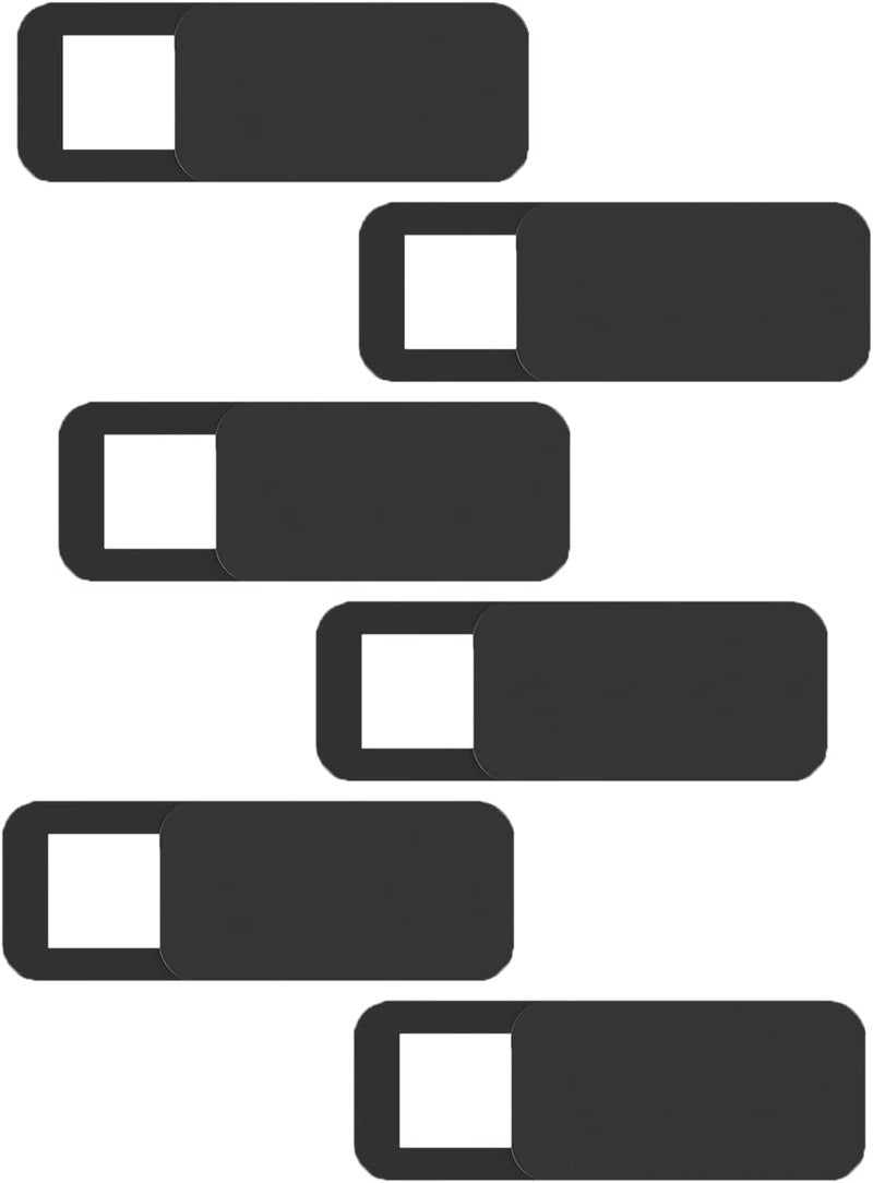 EYSOFT Webcam Cover Slider, Laptop Camera Cover 0.02in Ultra-Thin fits Echo Spot Smartphones Tablets Macbooks Computers Desktops with Strong Adhensive, Protecting Privacy and Securtiy - Image 1