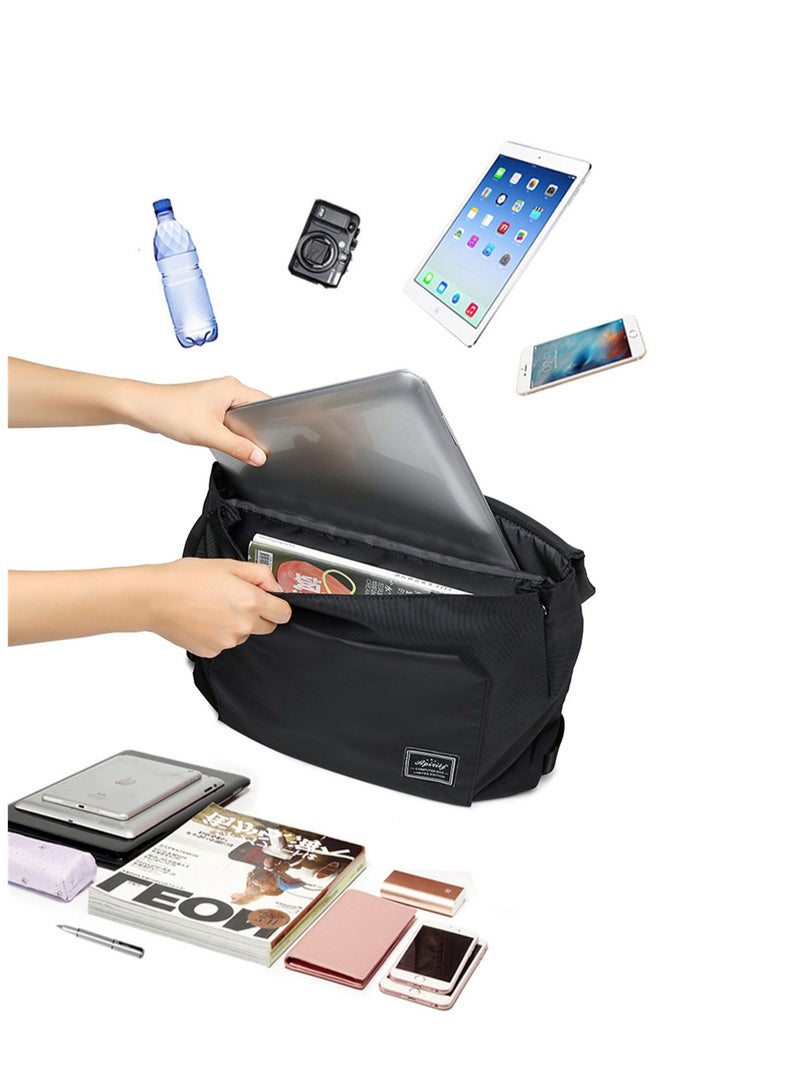 SYOSI Laptop Bag, 15.6 inch Waterproof Messenger Bag, Briefcase Shoulder Bag, Bussiness Carrying Handbag, Laptop Briefcases Satchel Bags for Men Women, Computer Carry Bag - Image 3