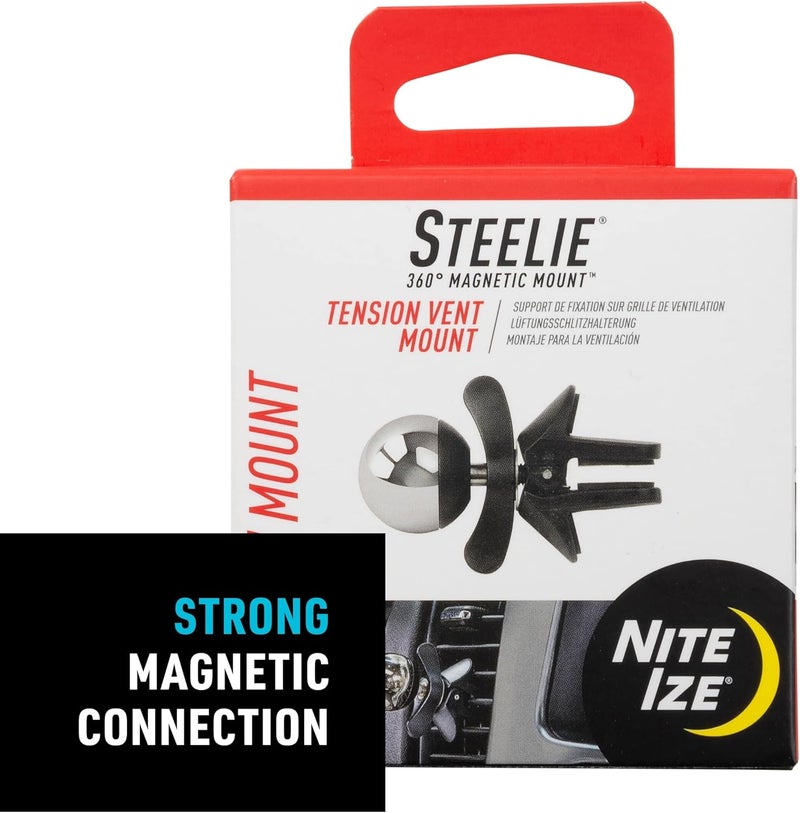 Nite Ize Steelie® Tension Vent Mount - 360° Magnetic Car Phone Holder - Image 5