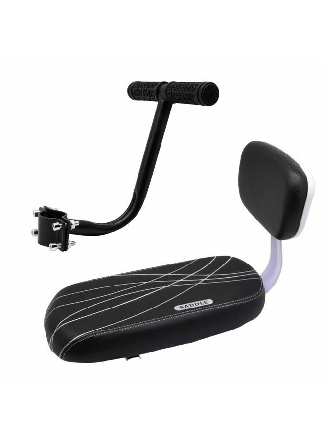 Together-life Rear Mounted Child Bike Seats, Bicycle Rear Seat Cushion Armrest Set Kid Child Carrier with Cushion, Backrest and Armrest Handrail - Image 1