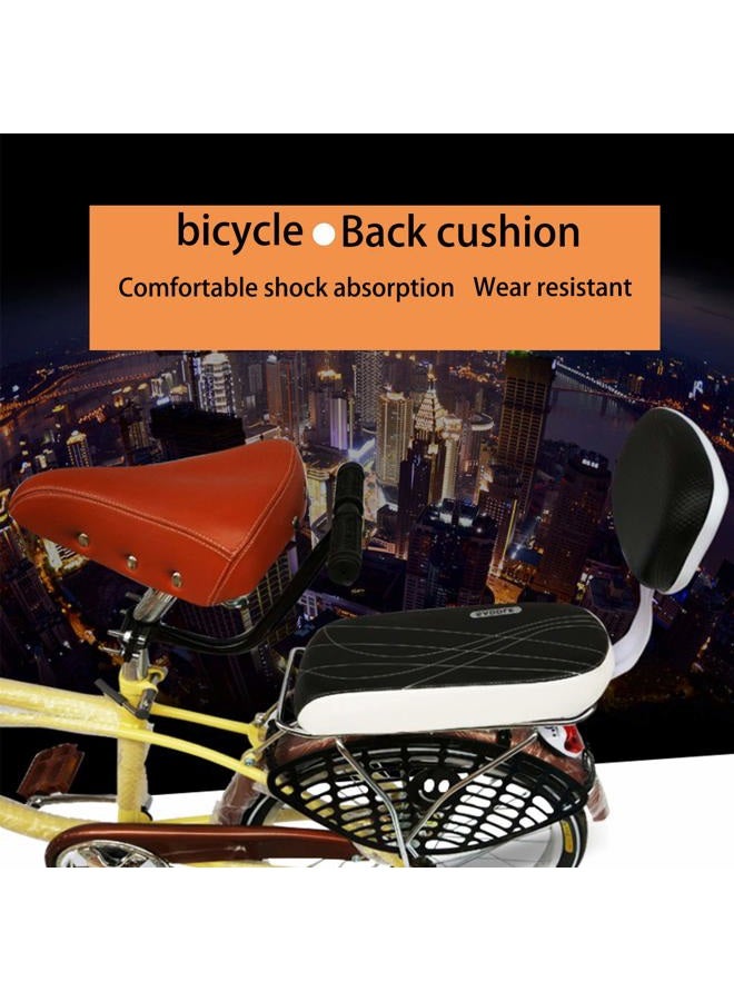 Together-life Rear Mounted Child Bike Seats, Bicycle Rear Seat Cushion Armrest Set Kid Child Carrier with Cushion, Backrest and Armrest Handrail - Image 3