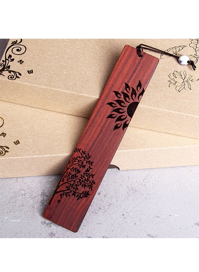 إشارات مرجعية خشبية، إشارات مرجعية للكتب هدية للرجال والنساء، إكسسوارات علامات الكتب - Image 3