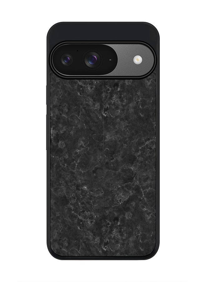 Stylizedd For Google Pixel 9 Case,Slim fit Camera Protection, Shockproof Thin Phone cover - Marble Texture Black  - Image 1