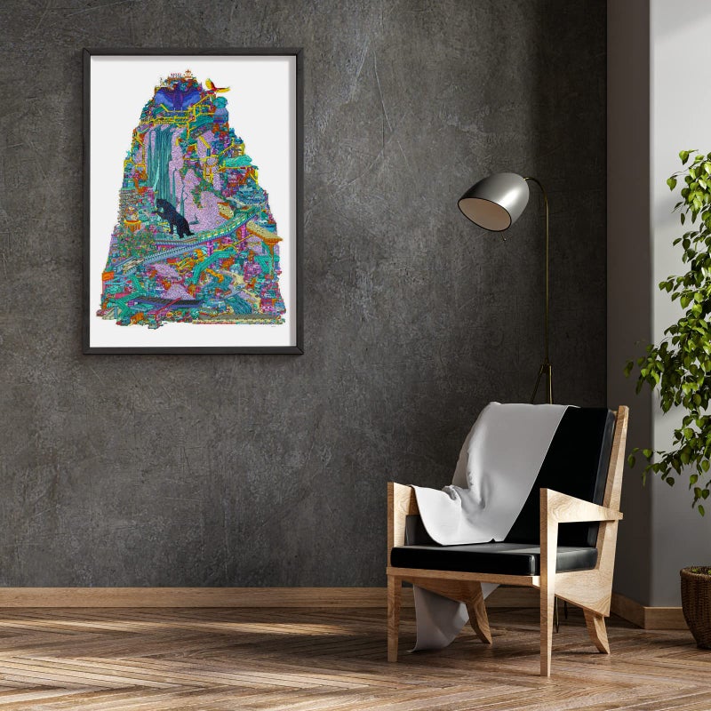 Antelope - 1000 Piece Puzzle for Adults  Cyber City Jigsaw Puzzles 1000 Pieces  Unique Shape Creative Innovative Utopian Puzzle  High Resolution  Matte Finish  Smooth Edging  No Dust - Image 5