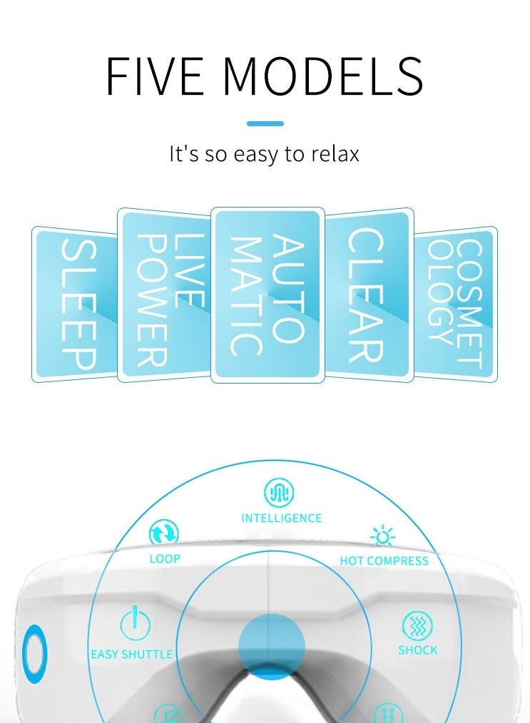 general Alwate Eye Protection Device 210: English version of the air pressure eye massager, vibration eye heating pad, and eye massage device. - Image 5