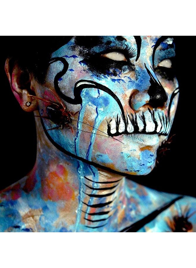 mehron Makeup Liquid Face And Body Paint (1 Oz) (Monster Grey) - Image 4