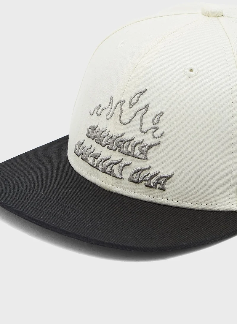 Grimey Snow Fox Bicolor Snapback Cap