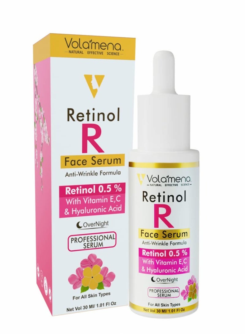 VOLAMENA WITH DEVICE Anti Wrinkle Retinol Face Serum 30ml 1.01 fl oz - Image 1