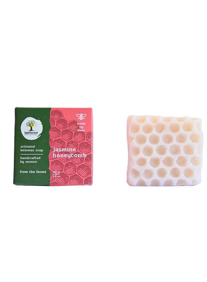 Last Forest Artisanal Handcrafted Handmade Natural Honeycomb Beeswax Soap Jasmine 100G 100% Natural Ingredients Moisturizing Natural Beeswax Bathing Soap For Men And Women - Image 4