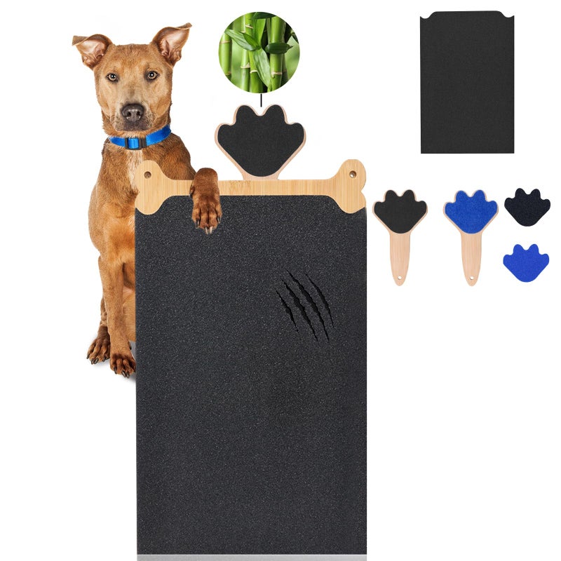FL Falatier Dog Scratch Board Large Scratching Pad Multi-Functional Trimming Tool Alternative to Dog Nail Clippers and Pet Grinders Pet Nails Care for Dogs&Cats,Interactive Grooming Tool - Image 1