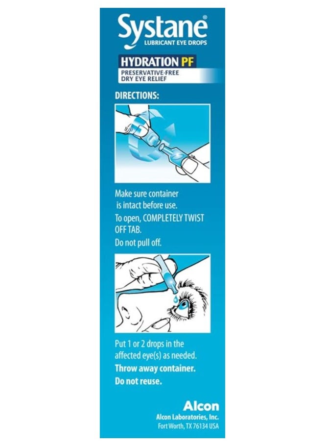 Alcon قطرات مرطبة للعين خالية من المواد الحافظة، 0.7 مل، 30 قارورة  - Image 4