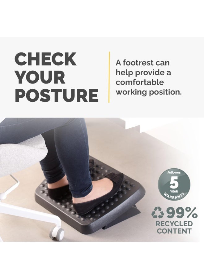 Fellowes Fellowes 48121 Standard Foot Rest, Graphite  - Image 4