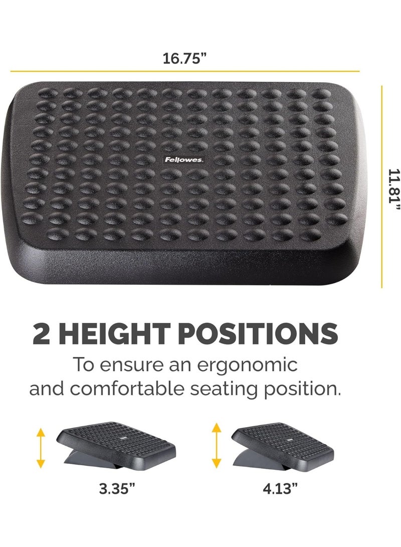 Fellowes Fellowes 48121 Standard Foot Rest, Graphite  - Image 5